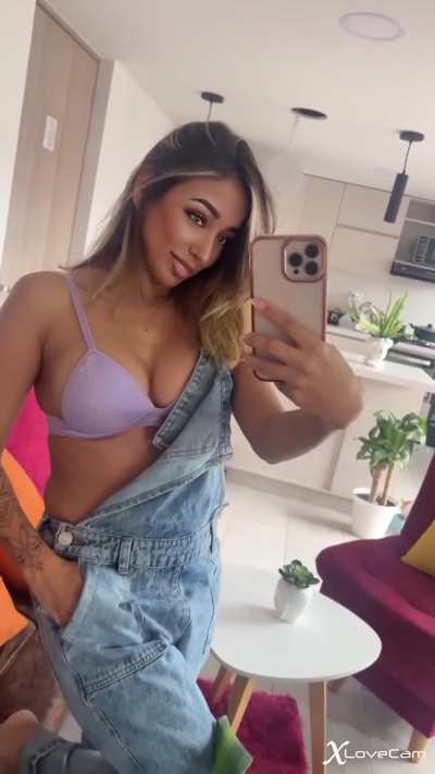 Blonde Latina Tease