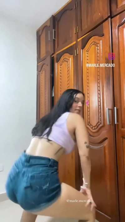 Thick latina twerk instagram and tiktok same name-marle.mercado