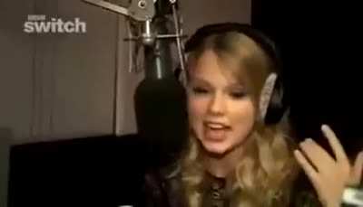 just taylor swift imitating a 