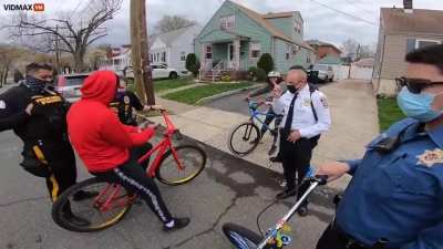 Proof the kids on bikes were causing mayhem in the streets. We need to stop uploading videos before knowing the whole story.