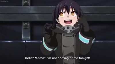 I don’t know why I keep watching this over and over, it’s so cute. [Fire Force]