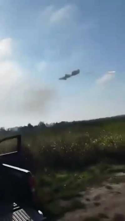 The Transcarpathian 650th separate anti-aircraft machine gun battalion of the Armed Forces of Ukraine, shoot down a cruise missile with a heavy machinegun.
