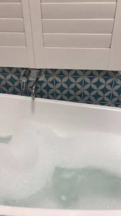 Just takin a bath… with my new bath toy…