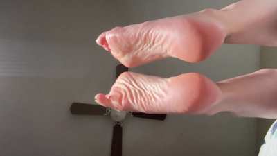 Do you want to suck my toes, one by one?
