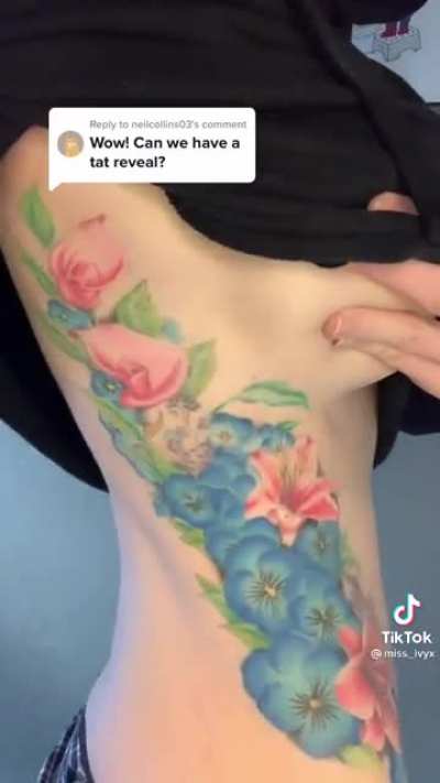 Tattoo and underboob