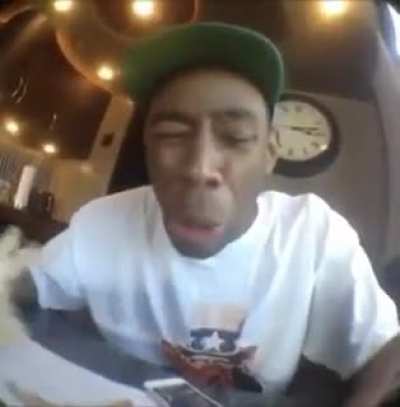 When your parents force you to eat something you don’t like: