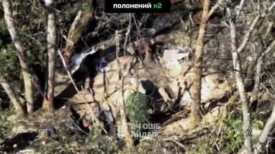 A group of Russian was captured by Ukrainian soldiers, Bakmuth.