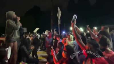 “Wake up, mother f—ker wake up!” chant BLM in Portland late at night as they go through residential areas and shut down the streets
