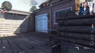 During the week I stream CoD and my wife put together this clip and it turned out perfectly