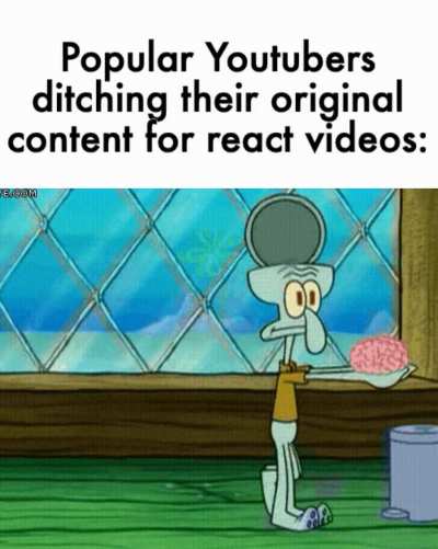 My whole subscription feed is a warzone of react content now...