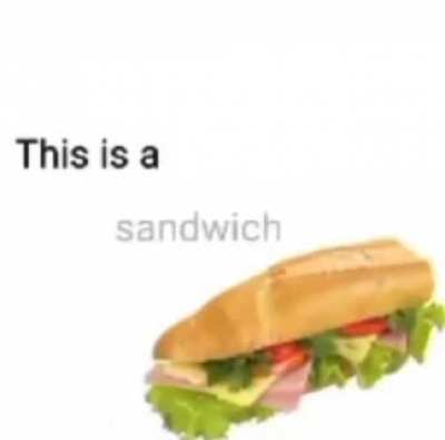 this is a sandwich