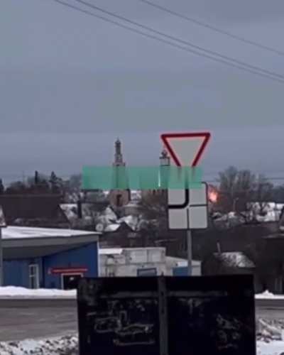 Russian IL-76 Crashing in Russia