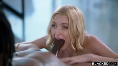 When you're a black cock addict but not trained enough.