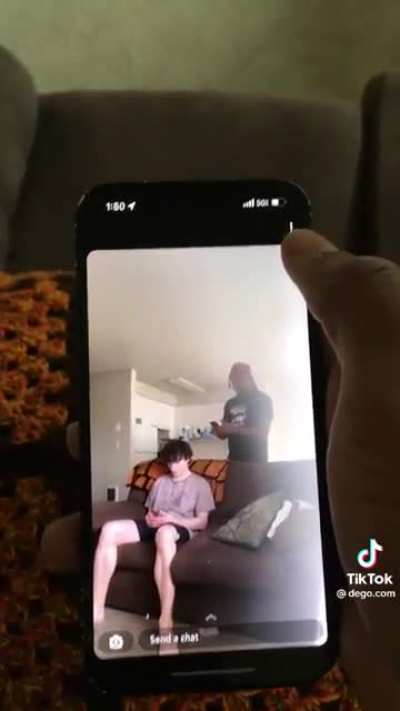 Caught red handed