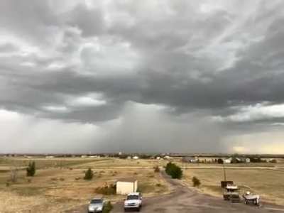 Weather moving in.
