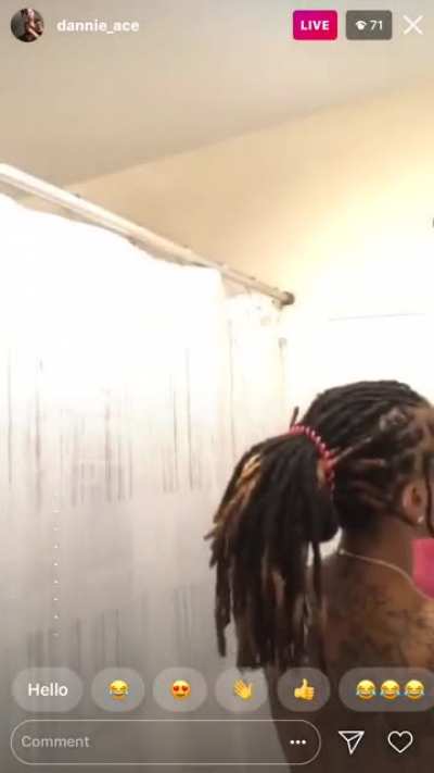 D@nn!£ nude shower