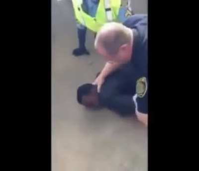 crazy cop breaks teen's arm