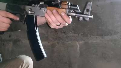 As requested: shooting video of the 7.62x25 Ak