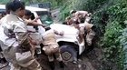 Look at the strength of Naga women Battalion lifting a vehicle from the side drain.