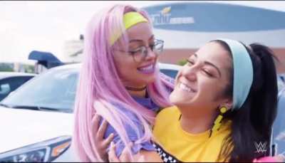 Bayley and Liv Morgan