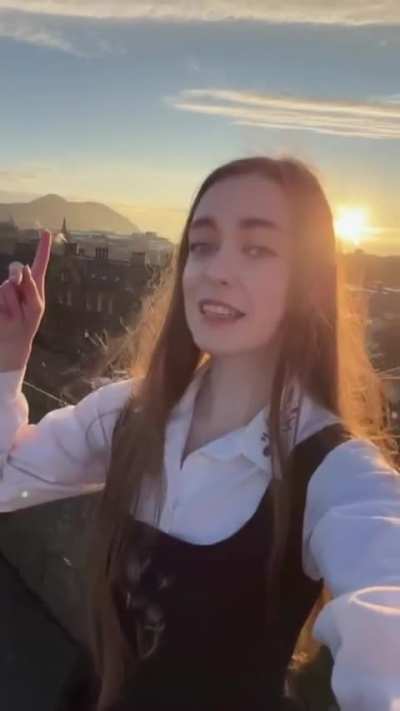 Sunrise in Edinburgh