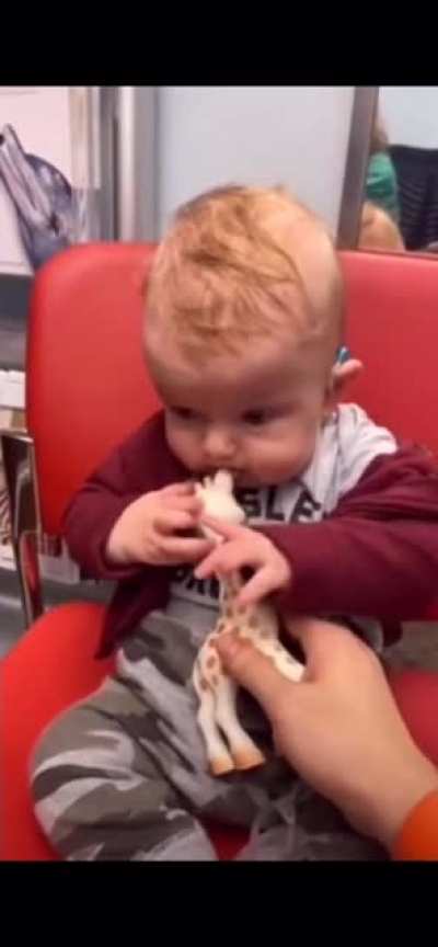 Baby’s first time hearing