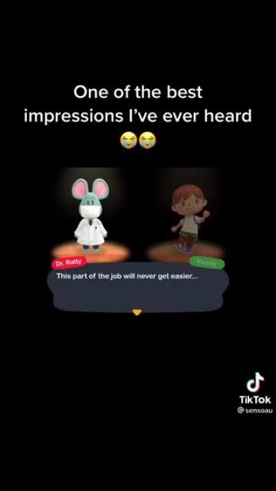 Perfect Animal Crossing Impression