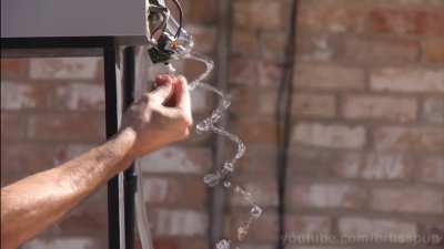 Unusual water flow