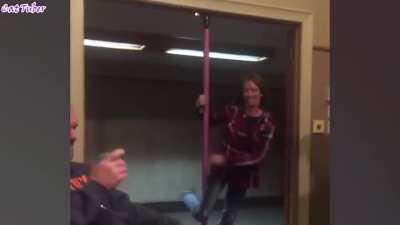 Taking a pole to the head
