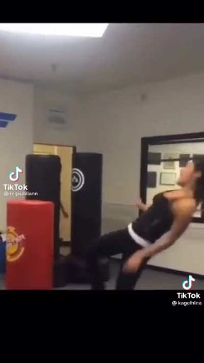 Ping Pong with a water bottle