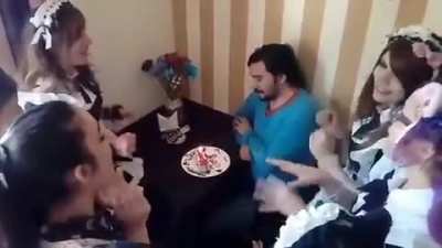 His face say it all
