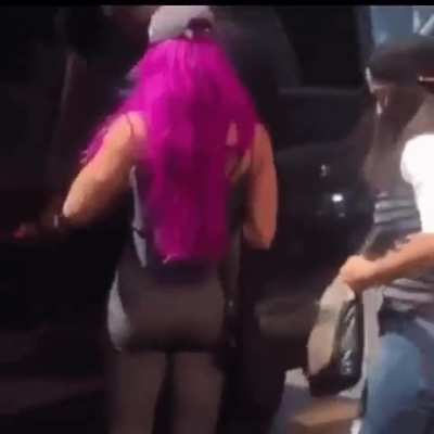 Sasha Banks' Ass in BODYSUIT 😍😍😍