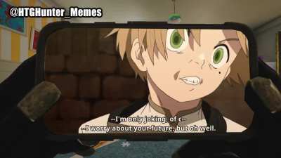 What ya watchin there (Source: Mushoku Tensei Ep. 12)