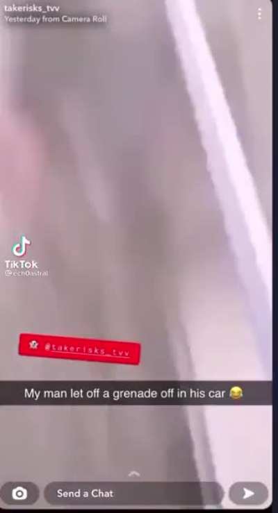 َmy man let off a grenade