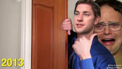 So..I deepfaked John Krasinski (Jim) on Gus in his 