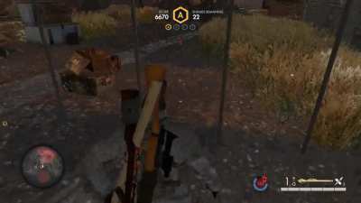 idk why this panzerfaust makes them fly like that but i dont care either its to funny
