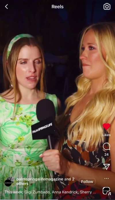 With Anna Camp 🌴