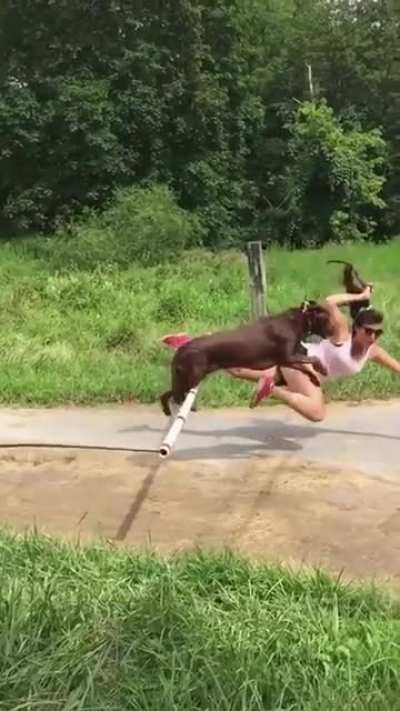 A mighty leap