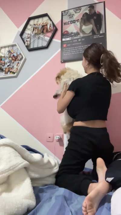 shir and puppy
