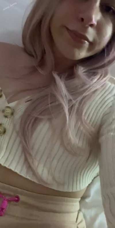 Would you be mad if after cuddling for a bit....I got a lil' excited?! 🥺👉🏻👈🏻 I can't help it, I just like it when you hold me, bby😓😩<wbr>🥺😪🦋🌸💖