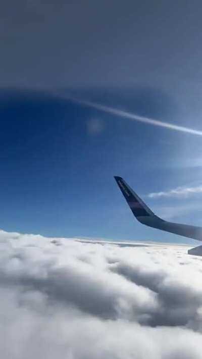 Rising through the cloud layers