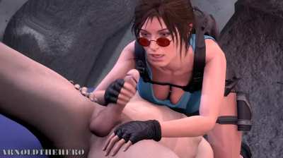 Classic Lara handjob (Arnoldthehero)