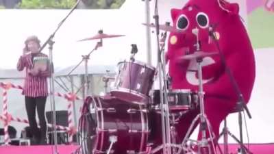 This drummer
