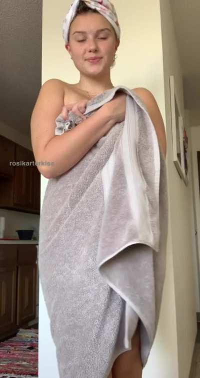 Lets dry off in bed [drop]