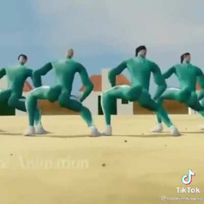Moldy squid game but it's a tiktok and the music is sassier