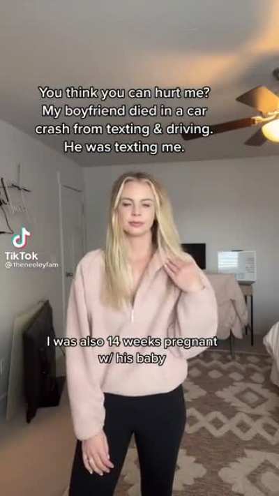Your daily reminder to not text and drive. And not reply to people who you know are currently driving
