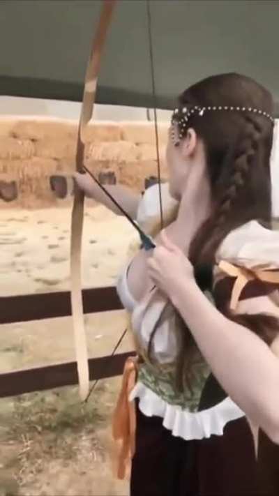 to play archery in a armor