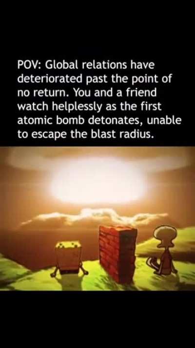 Waiting for the inevitable end.
