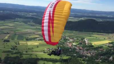 A windy day at the Hohe Wand (Austria)