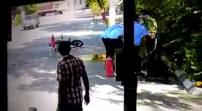 WCGW if you sanitize a running bike with sanitizer containg alcohol